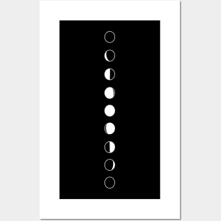 Moon Phases Posters and Art